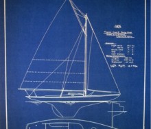 sailboat blueprint