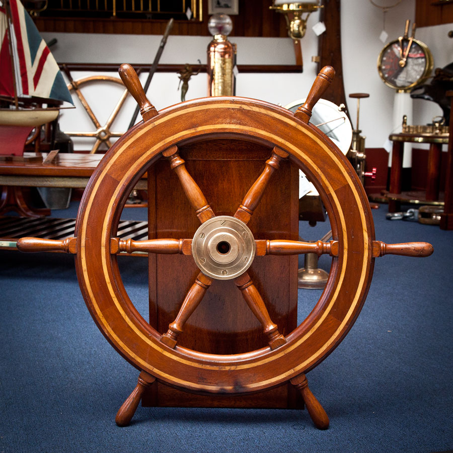 Ship helm, Wheel, Hardwood