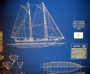 sailboat blueprint