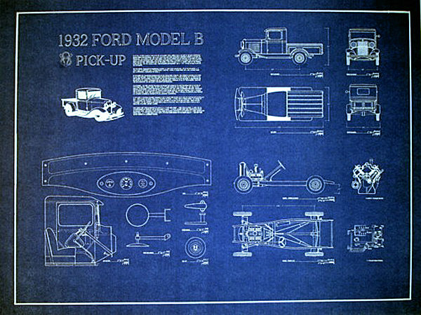 Ford pickup blueprints #9