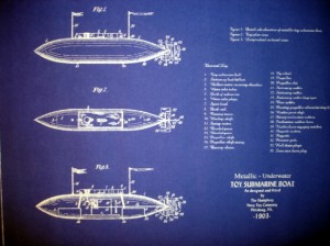 toy submarine blueprint