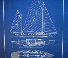 yawl boat blueprint